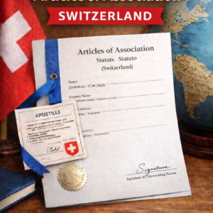 Art apostille for Articles of Association Switzerland