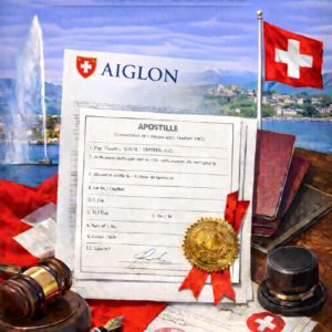 Aiglon Apostille for Aiglon College documents