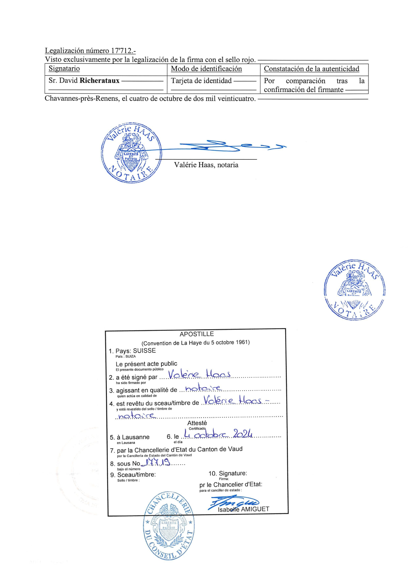 Examples of Notary and Apostille Services - Notary and Apostille Spain