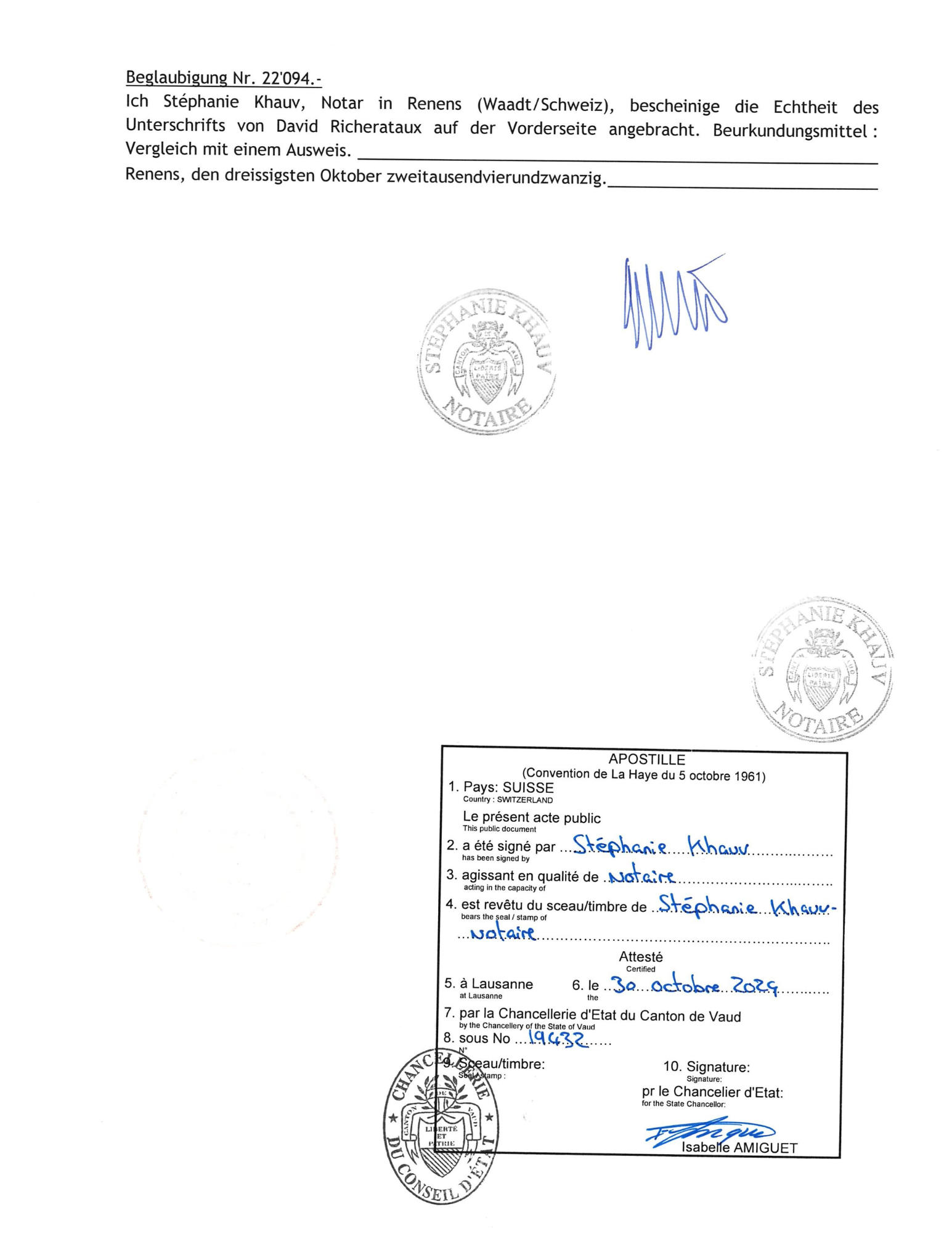 Examples of Notary and Apostille Services - Notary and Apostille Germany