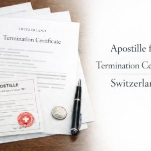 apostille for Termination Certificate Switzerland