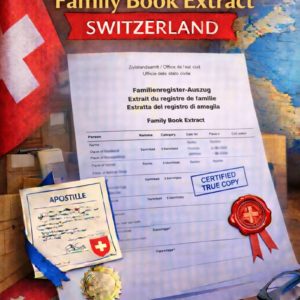 apostille for Family Book Extract Switzerland