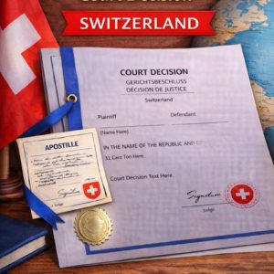 apostille for Court Decision Switzerland