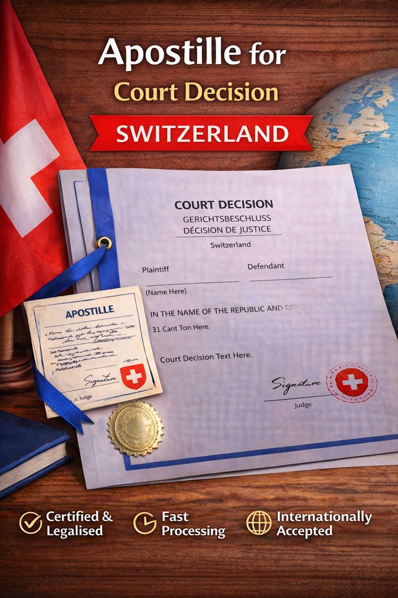 apostille for Court Decision Switzerland