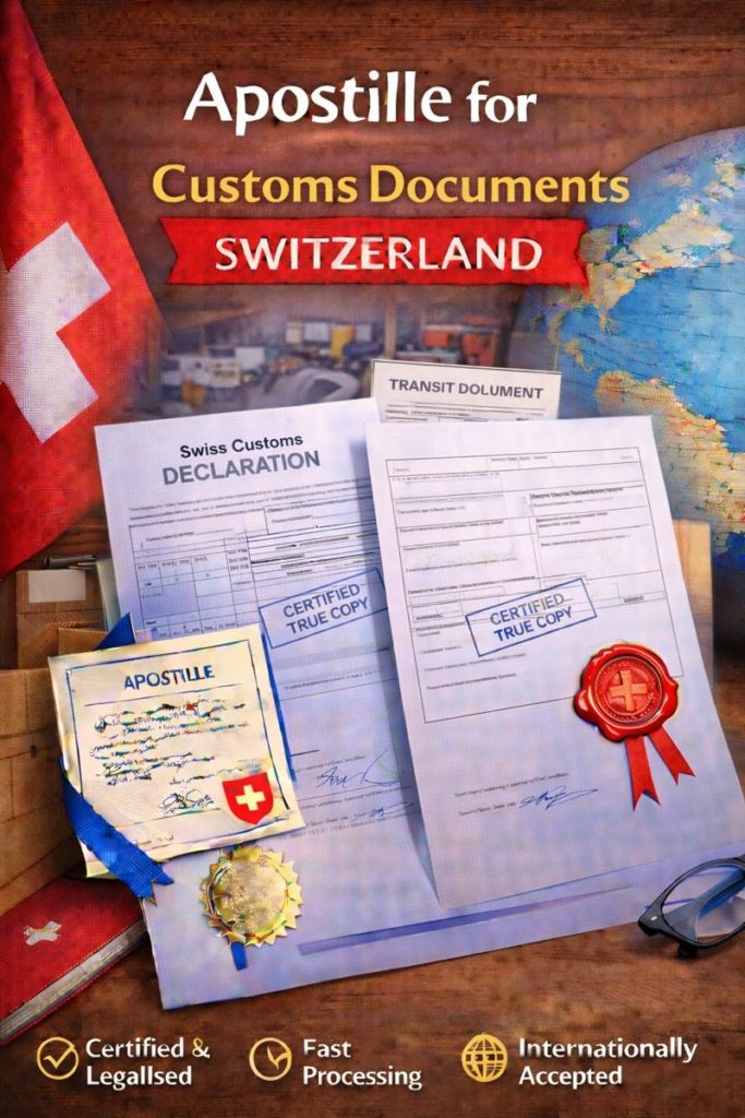 apostille for Customs Documents Switzerland