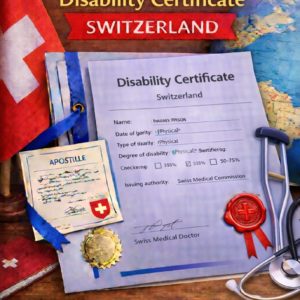 apostille for Disability Certificate Switzerland