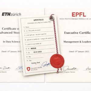 Apostille for ETH Zurich & EPFL Executive and CAS Certificates