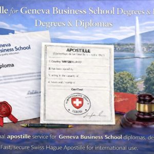 Apostille for Geneva Business School