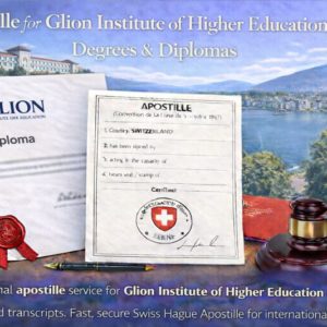 Apostille for Glion Institute of Higher Education
