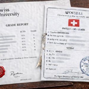 Apostille for Swiss Grade Report