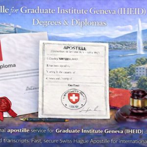Apostille for Graduate Institute Geneva (IHEID)