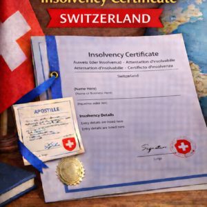 apostille for Insolvency Certificate Switzerland