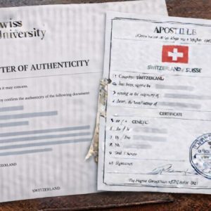 Apostille for Swiss Letter of Authenticity