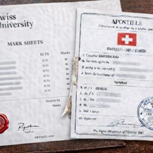 Apostille for Swiss Mark Sheets