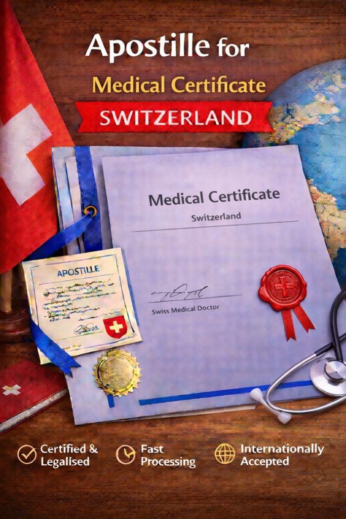 apostille for Medical Certificate Switzerland