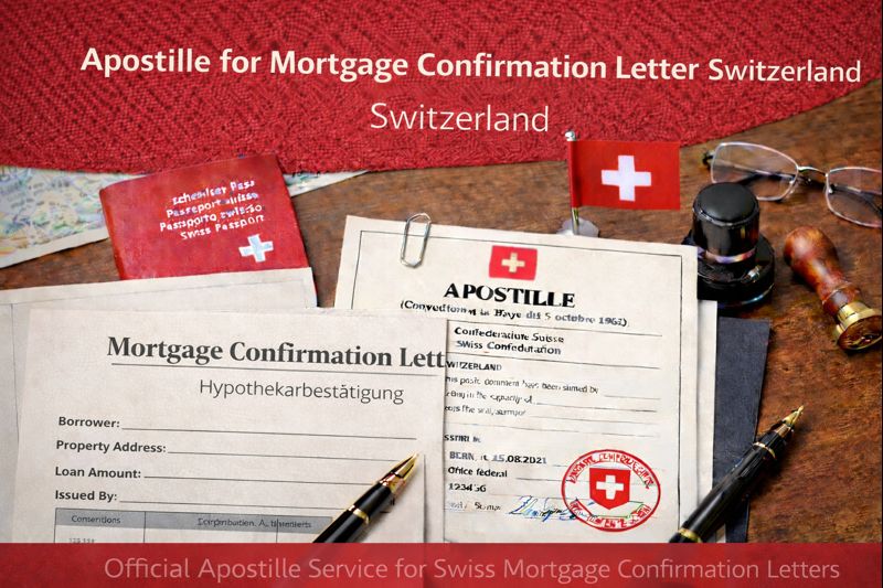 Apostille for Mortgage Confirmation Letter Switzerland