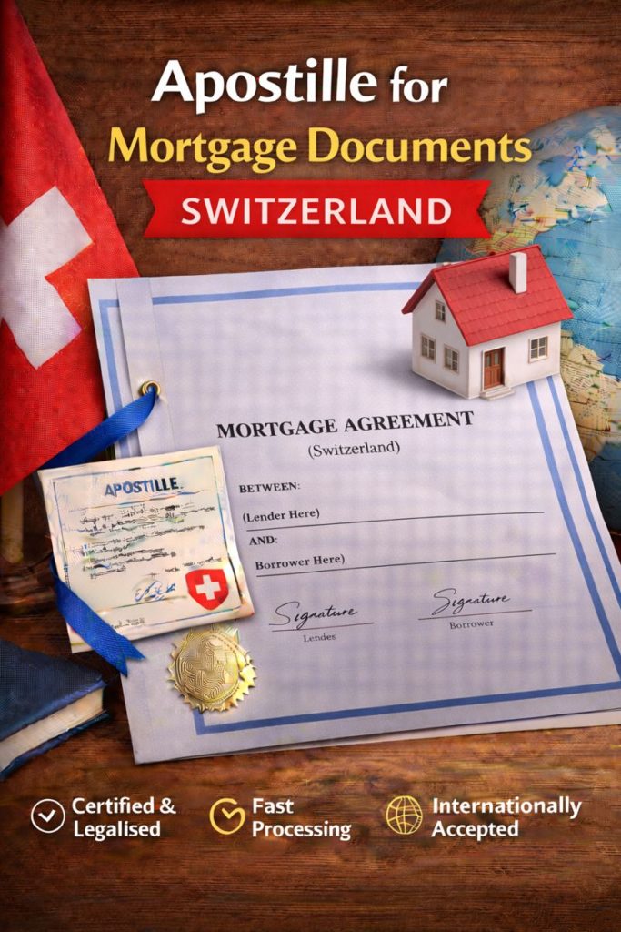apostille for Mortgage Documents Switzerland
