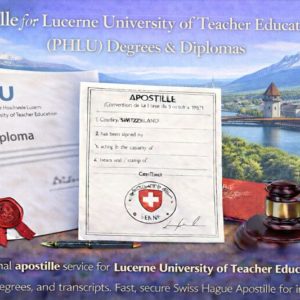 Apostille for Lucerne University of Teacher Education (PHLU)