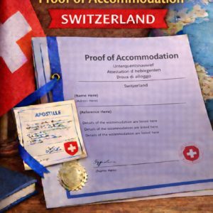 Proof apostille for Proof of Accommodation Switzerland