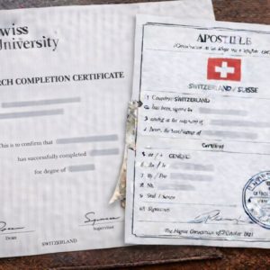 Apostille for Swiss Research Completion Certificate