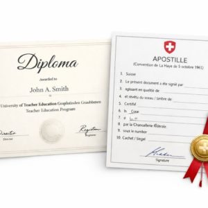 SHs Apostille for University of Teacher Education Graubünden (PHGR)