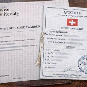 Apostille for Swiss Statement of Degree Awarded