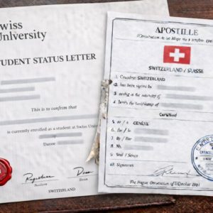 Apostille for Swiss Student Status Letter