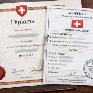 Apostille for Swiss Diploma