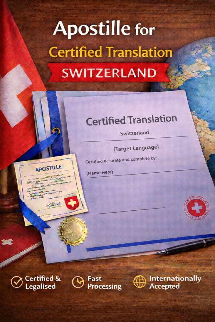 apostille for Certified Translation Switzerland