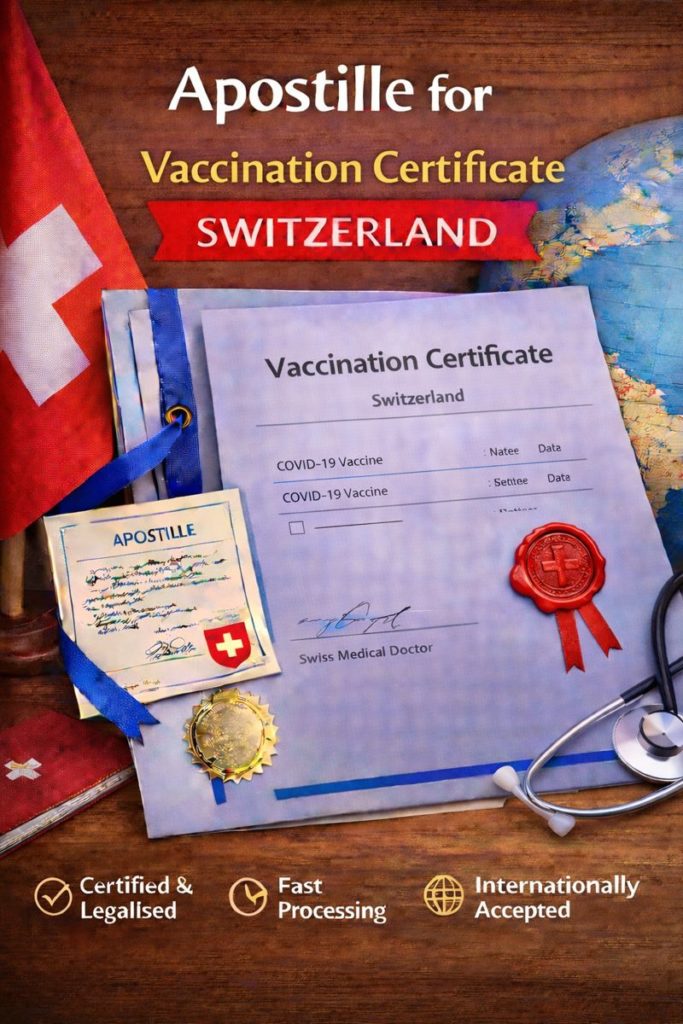 apostille for Vaccination Certificate Switzerland