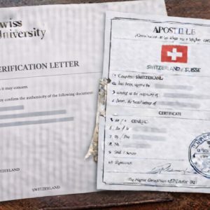 Apostille for Swiss Verification Letter from University