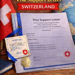 Visa apostille for Visa Support Letter Switzerland