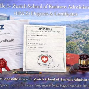 ZZ Apostille for Zurich School of Business Administration (HWZ)