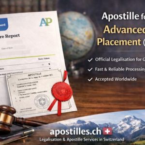 1AP Apostille for Advanced Placement (AP)