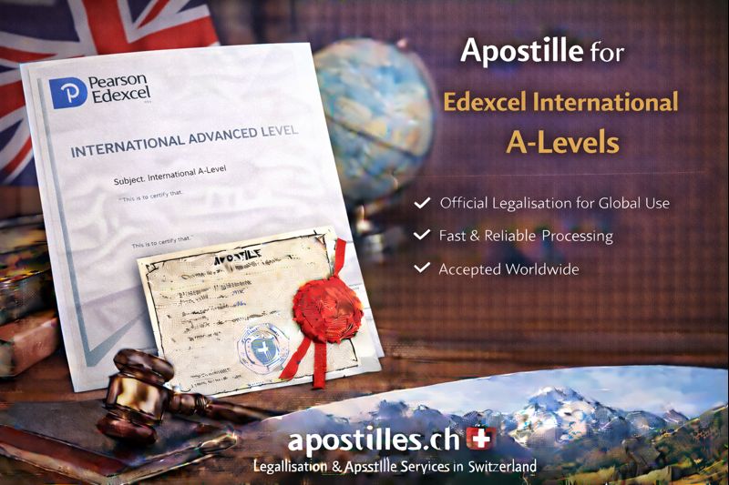 Apostille for Edexcel International A-Levels