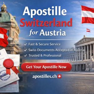 1Austria Apostille Switzerland for Austria