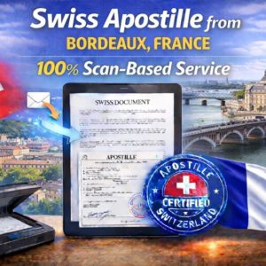 Swiss Apostille from Bordeaux