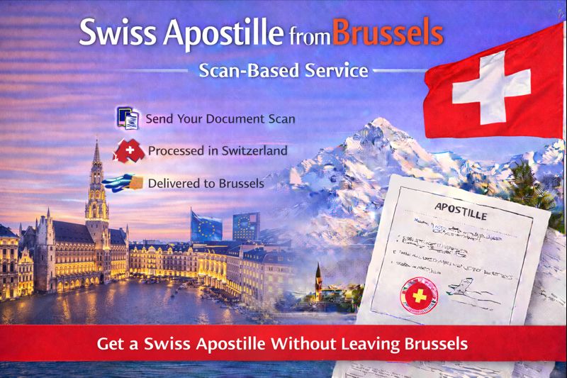 Swiss Apostille from Brussels