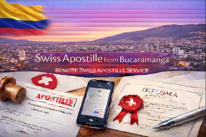 Swiss Apostille from Bucaramanga