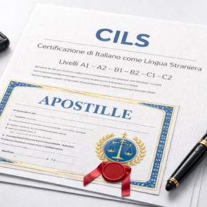 Apostille for CILS certificate