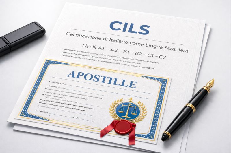 Apostille for CILS certificate