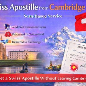Swiss Apostille from Cambridge