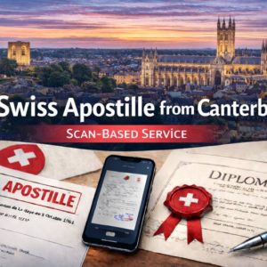 Swiss Apostille from Canterbury