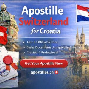 1Croatia Apostille Switzerland for Croatia