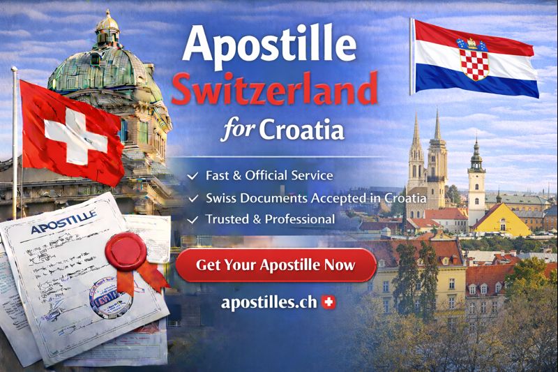 Apostille Switzerland for Croatia