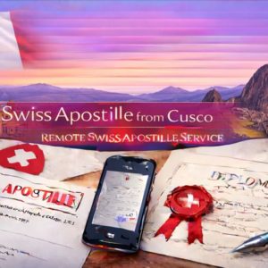 Swiss Apostille from Cusco