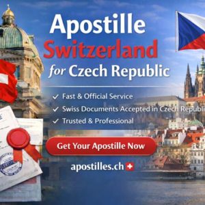 1Czech Apostille Switzerland for Czech Republic