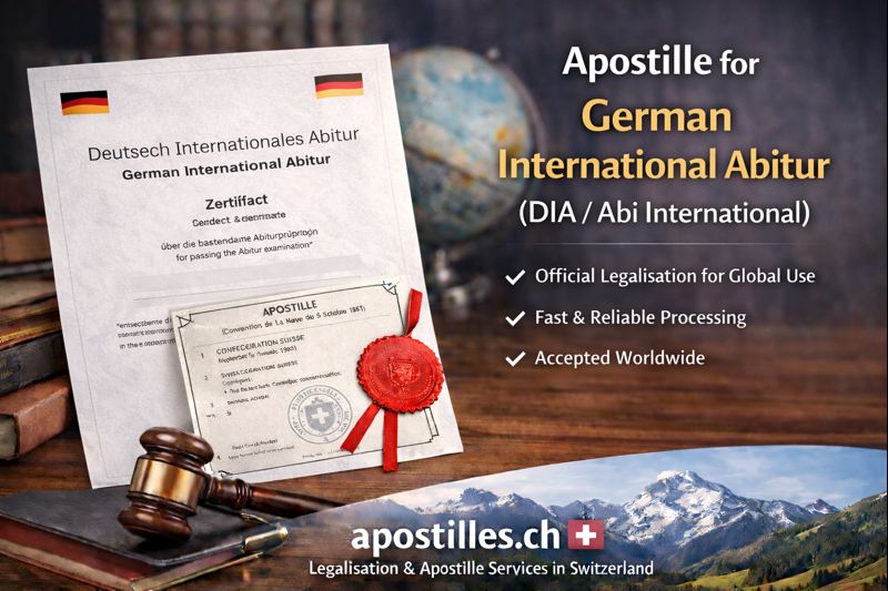 Apostille for German International Abitur