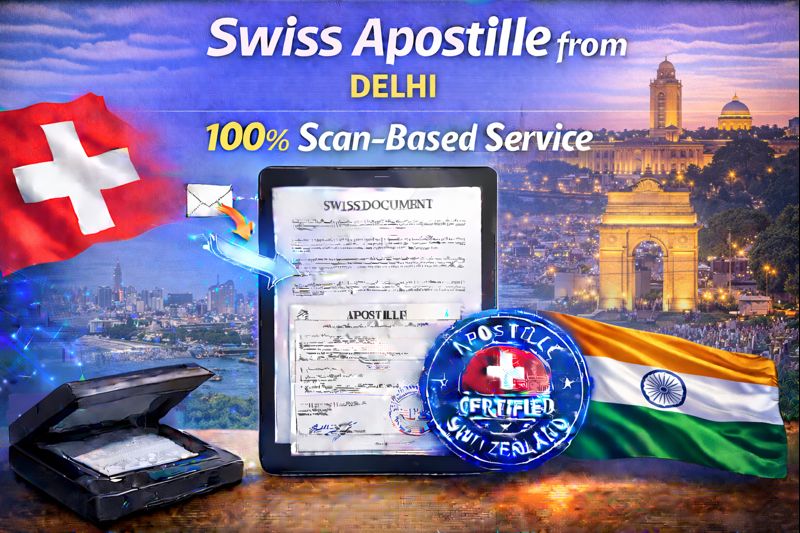 Swiss Apostille from Delhi