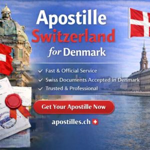 1Denmark Apostille Switzerland for Denmark